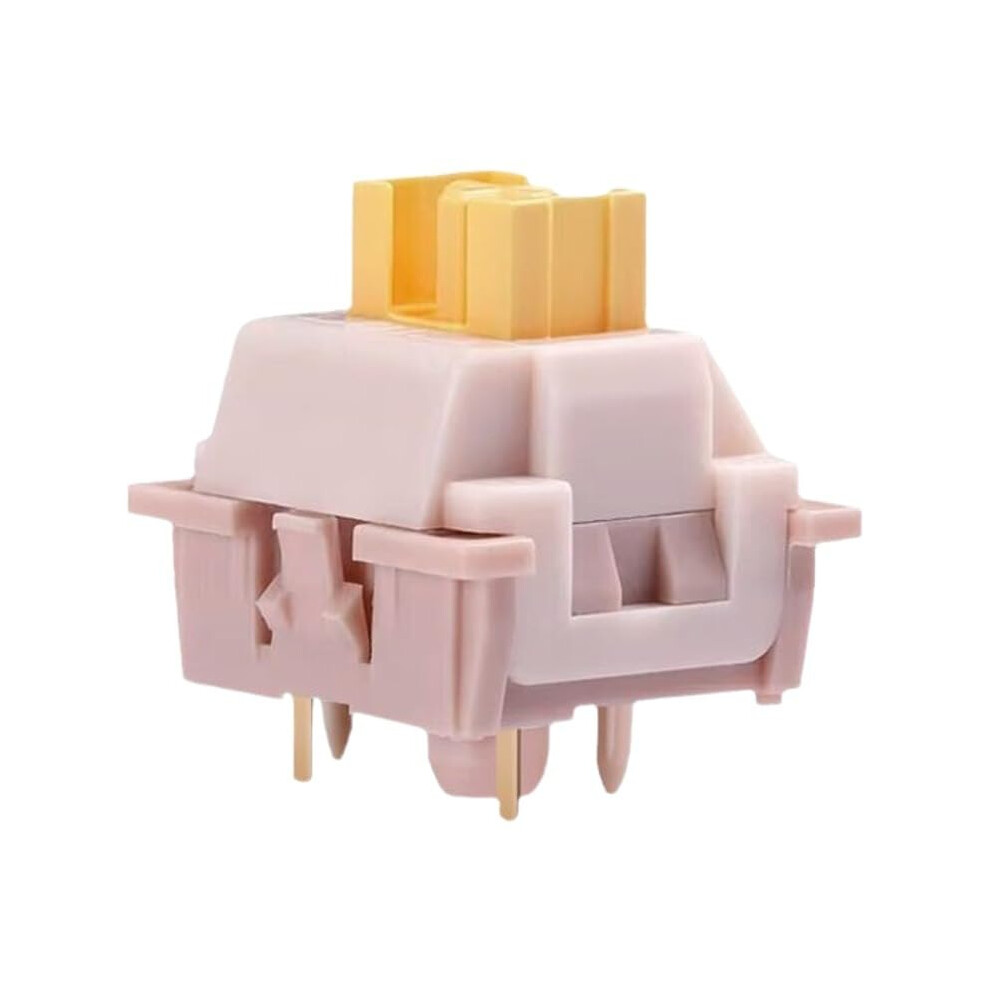 Linear Silent Switch V2 5Pin, 40G Force, 2.0Mm Pretravel, Quiet Smooth Typing, Pack Of 35 Mx Mount Compatible Peach 9119770943231