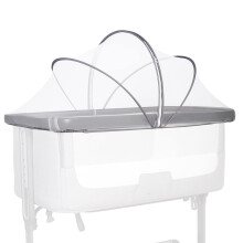 Travel Mosquito Net For Baby Crib Or Cot, Foldable, Full Coverage With Zipper, Universal Fit, White