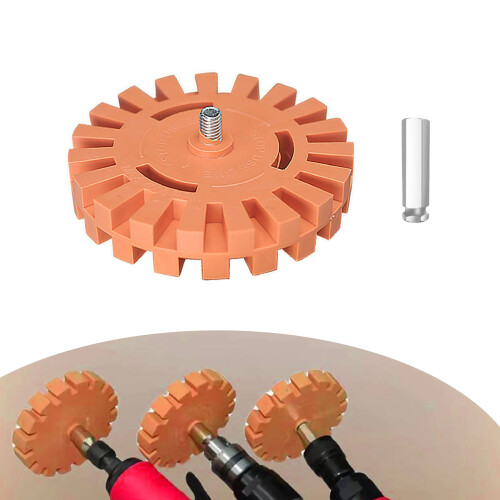 Strong Rubber Adhesive Cleaner Tool 4Pcs Not Abrasive Plan-15mm 1