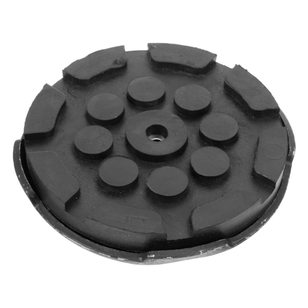 Car Jack Rubber Pad For Steel Hydraulic Jacks, Nonslip Tray Foot Pad, Surface Protection, Universal Fit 9365049223355