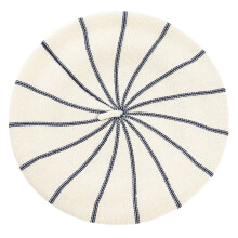 Joli chapeau de peintre, béret de bonbons,-Rayures bleu marine