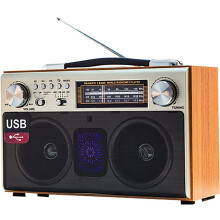 Retro Cassette Radio Bluetooth DSP, FM Radio, TF Card/SD/USB Playback, USB Rechargeable, Rich Stereo Sound
