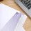 50pcs Document Envelopes Tear Resistant White Recycled Paper 5