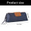 Sturdy Water Resistant Fabric Cosmetic Bag Foldable-Black 3