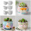 Crafting Planter Molds Silicone Texture Suitable for-J5389 3