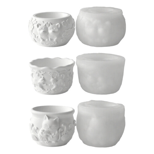 Crafting Planter Molds Silicone Texture Suitable for-J5389 1