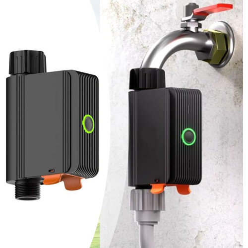 Smart Water Valve Irrigation Controller IP55 Waterproof, Voice Activation,  Schedule, Zigbee 3.0 Compatible 1