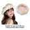 Chapeau de plage Portable pour-Point rouge blanc cassé 4