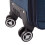 Living And Home 20 Inch Softshell Expandable Suitcase with Combination Lock, Blue 6