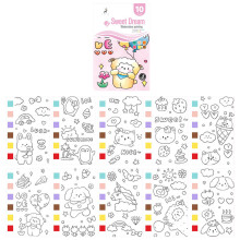 Children Sketch Book Multiple Themes Watercolor Painting Book-C