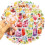 50 Piece Aquarelle Cocktail Tagging Paster Cut Waterproof 6