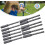 Arrow Insert Adapter Aluminum Connector ID4 2mm Shaft Compatibility 12Pack 6x7.5MM Silver 2