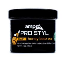 Ampro Pro Styl Honey Beez Beez Wax Black 4oz/113g
