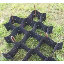 Garden Retaining Wall Grid, 2Ft Tall, HDPE Stabilization Grids For Driveways And Slopes, 5x9m 16x29.5ft