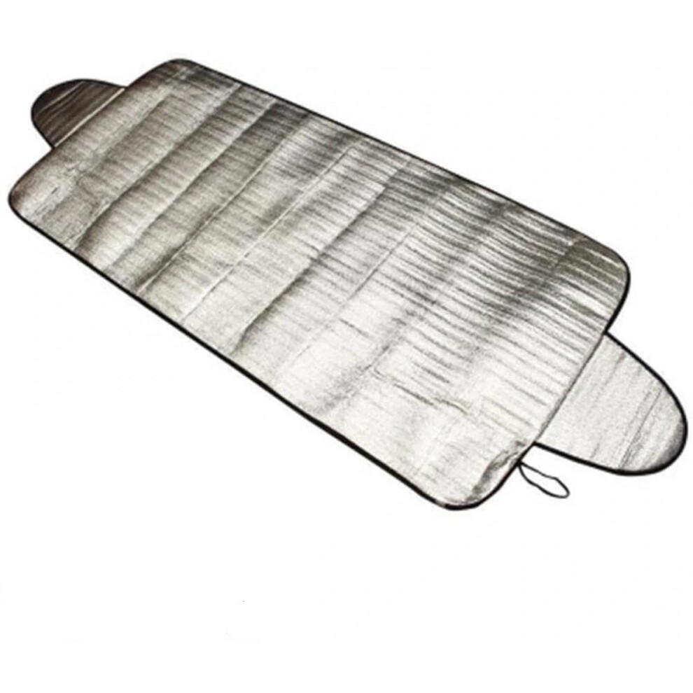 Car Windscreen Cover Heavy Duty Universal Snow And Ice Shield, Aluminum Foil And Sponge, Frost Protection, Universal Fit 9365049225717