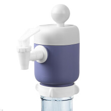 Manual Water Pump For Gallon Jugs With Spout, Portable Plastic Water Pump For 26 Gallon Bottle Coolers, Purple