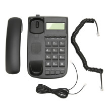 Kabelgebundenes Tischtelefon fürs Homeoffice, vielseitige Optionen, kabelgebundenes Festnetztelefon mit großen Tasten, Blitzlichtfunktion und