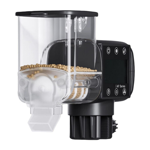 Automatic Fish Feeder, BatteryPowered Digital Aquarium Feeder, Programmable Timer, Compact Feeder, Fits Tanks
