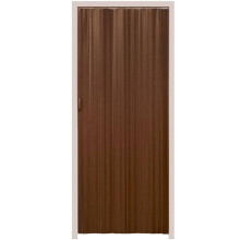 Porte accordéon pliante PVC salle de bain extensible coulissante largeur 80 cm marron 08_0000544