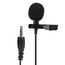 Microfon condensator unidirecțional pentru transmisie live, design ușor și invizibil, microfon lavalieră, reducere a zgomotului, sensibilitate
