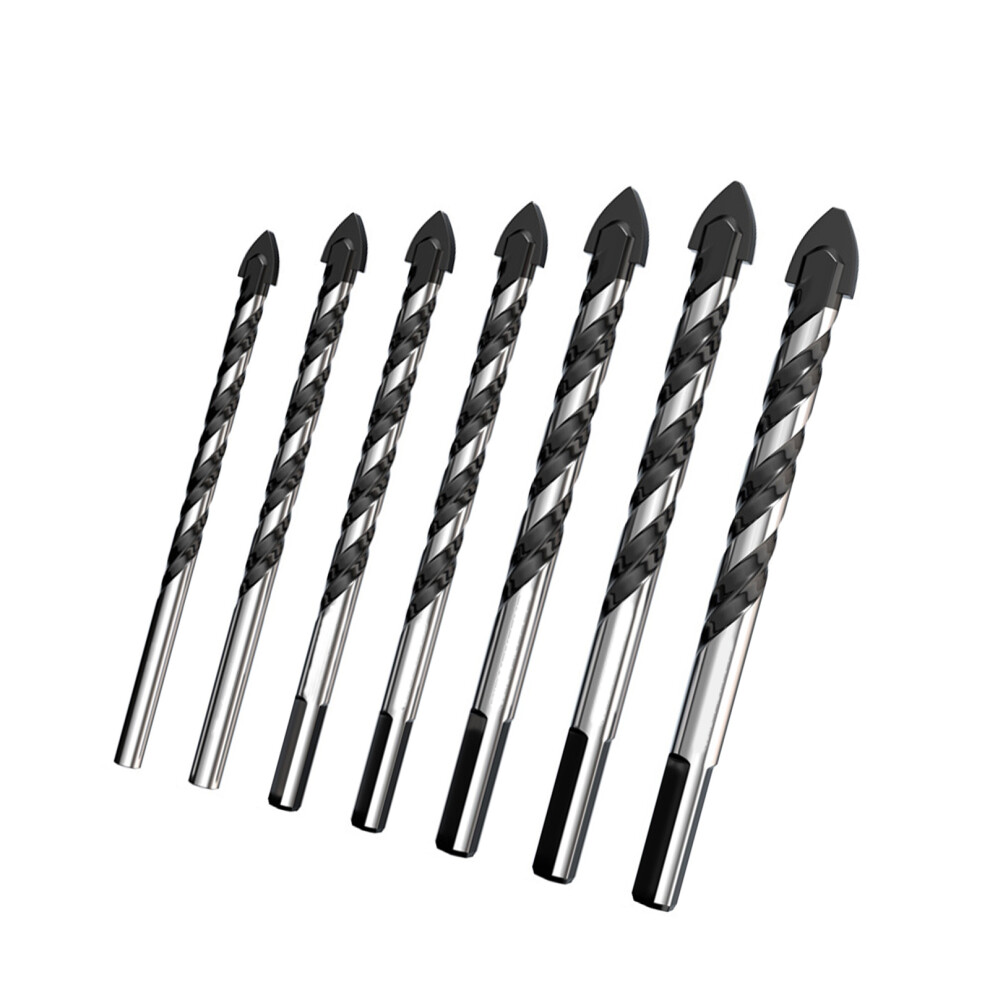 Heavy Duty Carbide Tipped Drill Bits Accessory For Tile-7Pcs 7754001418205