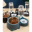 Automatic Bottle Cats Dog Bowls Set Space Saving-Dark Blue 6