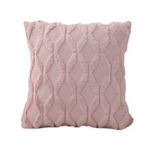 Housses de coussin carrées unies, décoratives, avec dos en suédine pour un entretien facile, aspect velours luxueux, 45 x 45 cm, fermeture éclair
