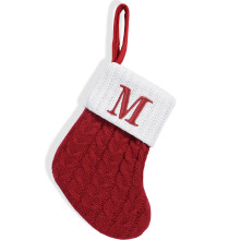 Brief Kerstkousen Cadeauzakje Mooie gebreide kersthangende-M