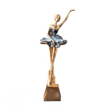 Ballet Dancer Statue Symbolizing European Girl Figure-2