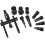 Blind Bearing Puller Set  10Piece Motorcycle Inner Bearing Extractor Kit With Carrying Case 4