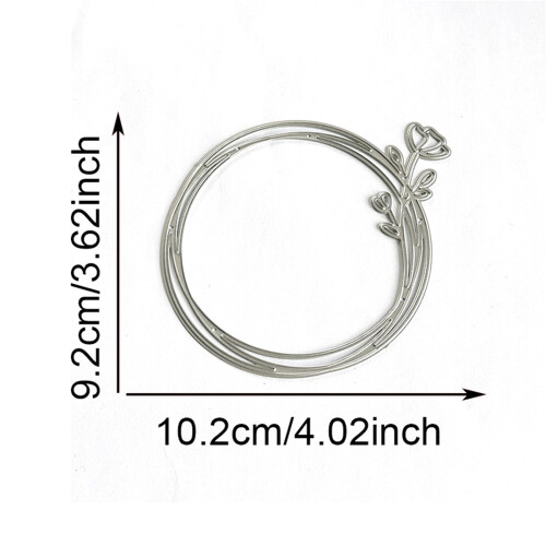Krans stansmessen bloem koolstofstaal gestanst scrapbooking 2