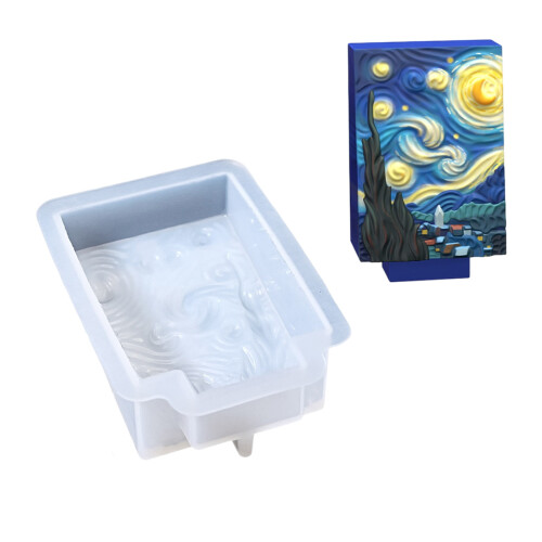 Silicone Candle Mold Artistic Series Geometric-Starry Sky Easel