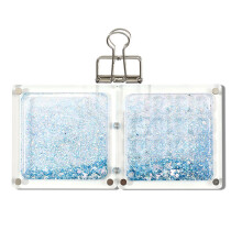 Magnetic Acrylic Sand Effect Artist Palette Design-Blue 15