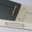 128mm Satin Brass Curved Cabinet Handle Gold Bar 3