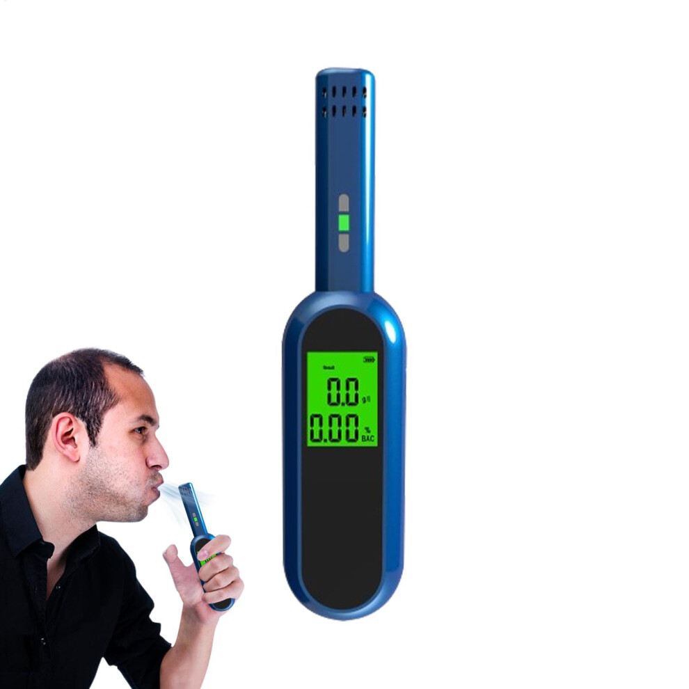 Alcohol Breath Analyzer Compact Breathalyzer For Bac Testing Reusable Home Breath Tester For Drivers Home Use 9365049227490