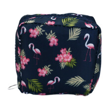 Sac de rangement discret pour serviettes-Flamant bleu marine