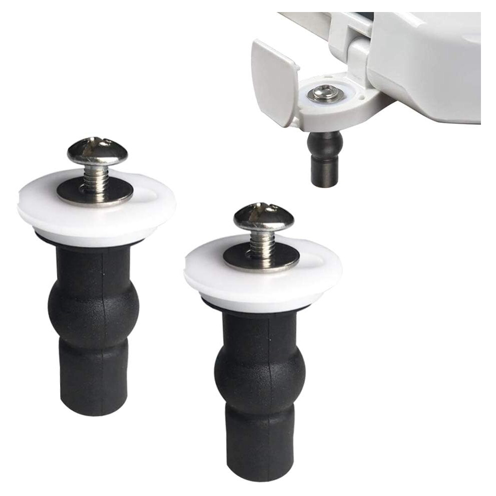 Universal Toilet Seat Fixings, Genuine Parts With Stainless Steel 304 Bolts For Top Fix Hinge Installation 9198585370654
