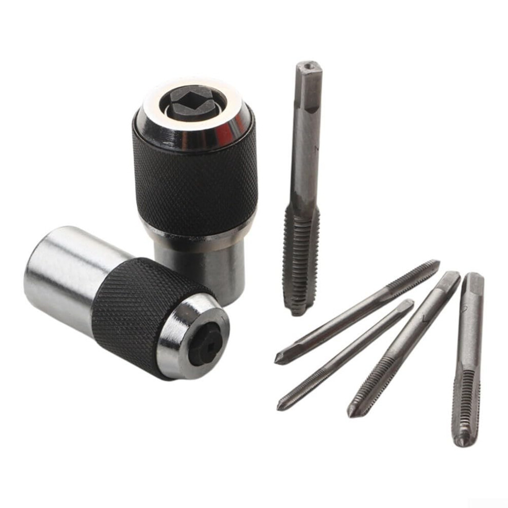 Adjustable Jaw Tap Socket Set 7Piece 3/8Inch Square Drive M3m12 Taps Compatible Reamers & Screw Extractor Tools 9119770947475