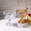 Clear Thickened Glass Dessert Cup With High Stem Designs-White 5