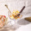 Clear Thickened Glass Dessert Cup With High Stem Designs-White 7