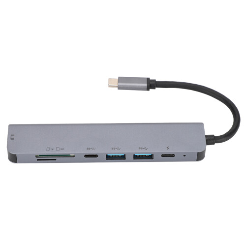 Ευέλικτος προσαρμογέας τύπου C, πολυθρόνας USB-C με θύρες USB υψηλής ταχύτητας, 1