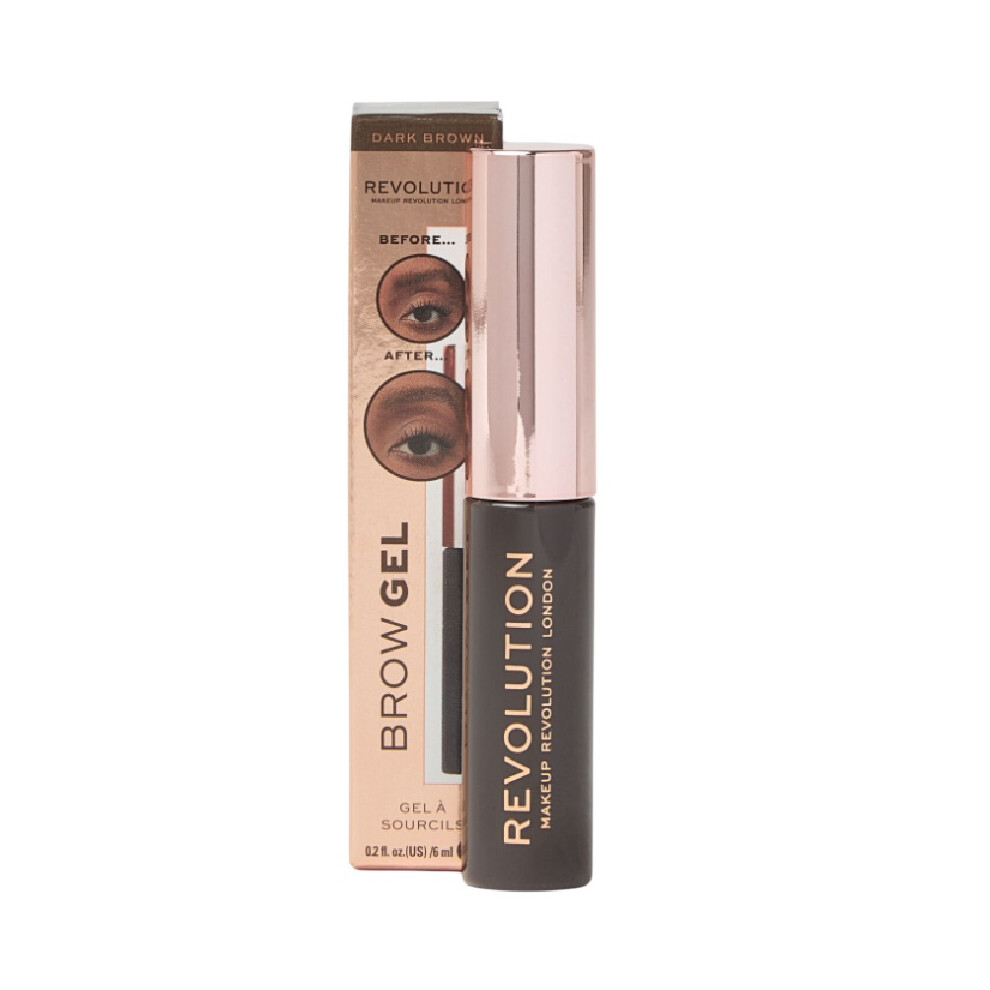Revolution Not,Specified Dark Brown Brow Gel 6Ml