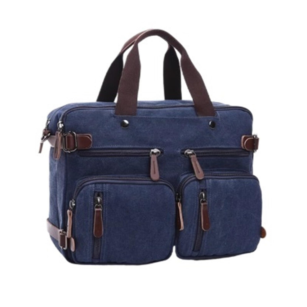 Canvas Bag Laptop Case For Business, Durable Crossbody Briefcase, Threepurpose Shoulder Bag, Large Computer Bag 9365049227247