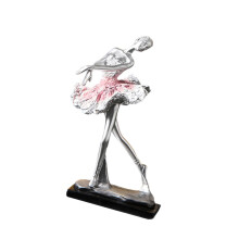 Künstlerische Ballett-Skulptur, elegantes Dekorationsstück für-5