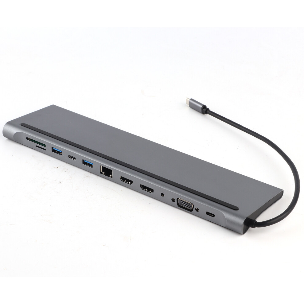 Laptop Docking Station, Innovative Multi-Display Hub For Seamless Workflows, High Speed Data Transfer, Gigabit Ethernet Port, Card Reader Slot, Broad 9486358013731