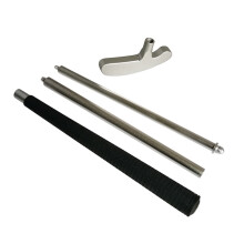 Portable Right Handed Left Handed Putter Two-Way Golf Club for Men Women Kids, Silver Color, Adjustable Length, Lightweight Design