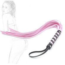 Flogger Erotic Whip Leather Long Tassel Crop for SM Bondage Spanking Role Play Cosplay Sex Toy for Couples