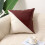 Διακοσμητικά μαξιλαροθήκες boho, patchwork από τεχνητό δέρμα, κομψό κρυφό φερμουάρ, σετ 4