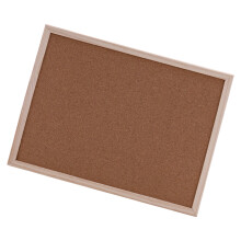 Wood Frame Corkboard Decorative Pin Board Cork Notice-20x30