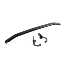 Strut Bar Kit Front Rear for Honda Civic EG EK DC2 Del Sol Aluminum Black Enhanced Handling